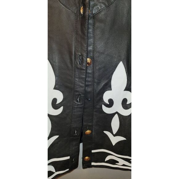 Vanna White Collection Leather Blazer - Picture 2 of 7